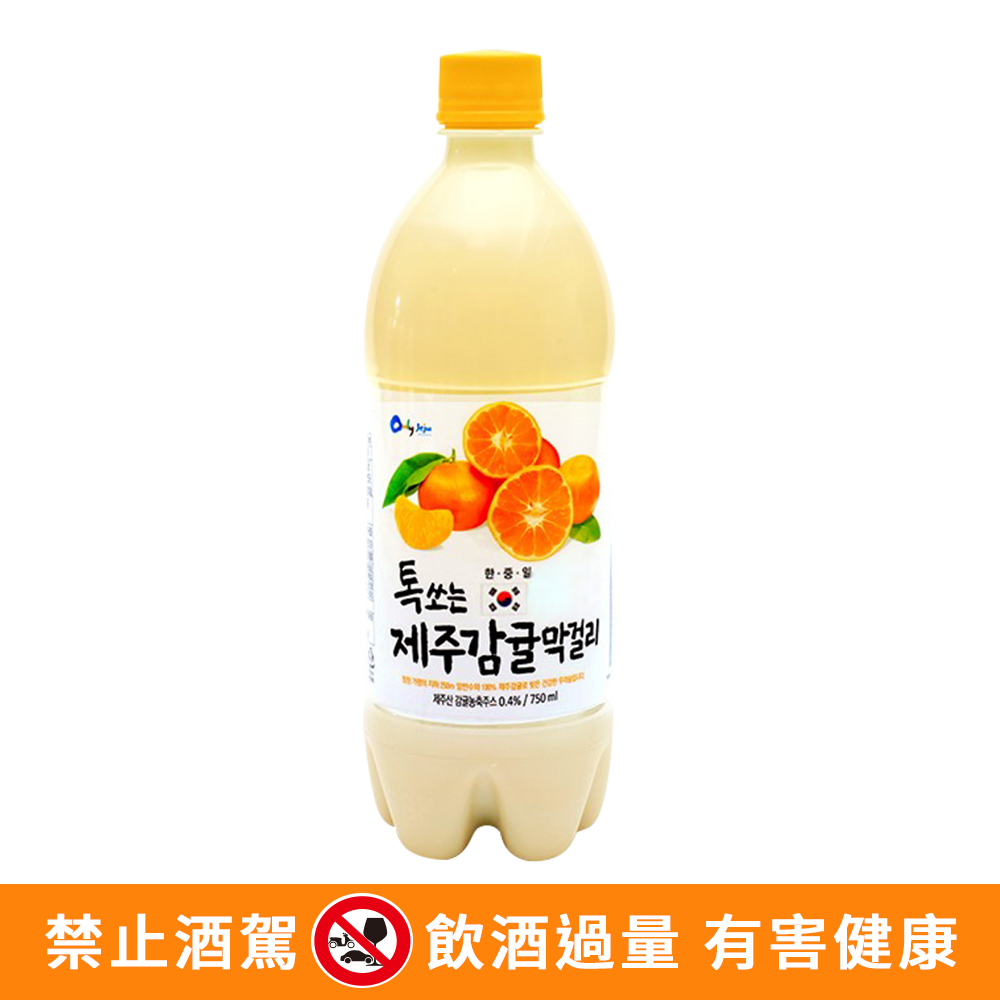 【BK SHOP】韓國瑪格利米酒(濟州柑橘口味)750ML
