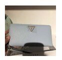 [S] GUESS KERSTI SLG ZIP AROUND WALLET,ICE BLUE, 190231696254 (SGU350)