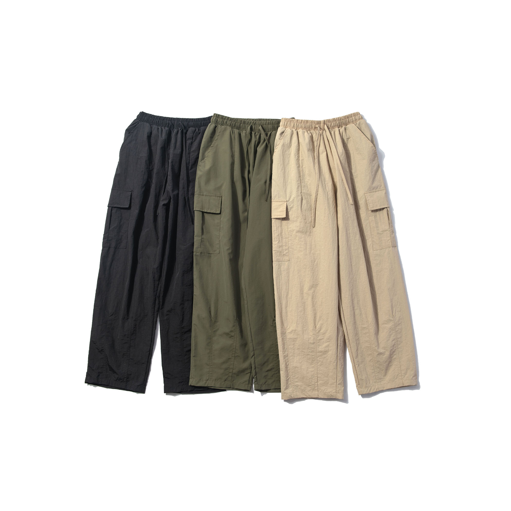 戶外 防潑水 透氣 大口袋工裝風褲 長褲