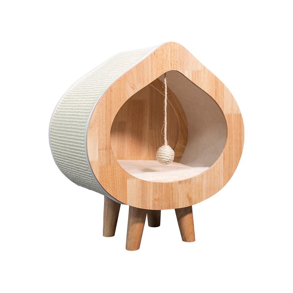 【寵愛物語】CT99木元素水滴造型貓抓屋