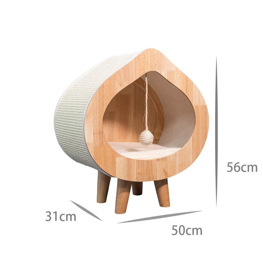 【寵愛物語】CT99木元素水滴造型貓抓屋