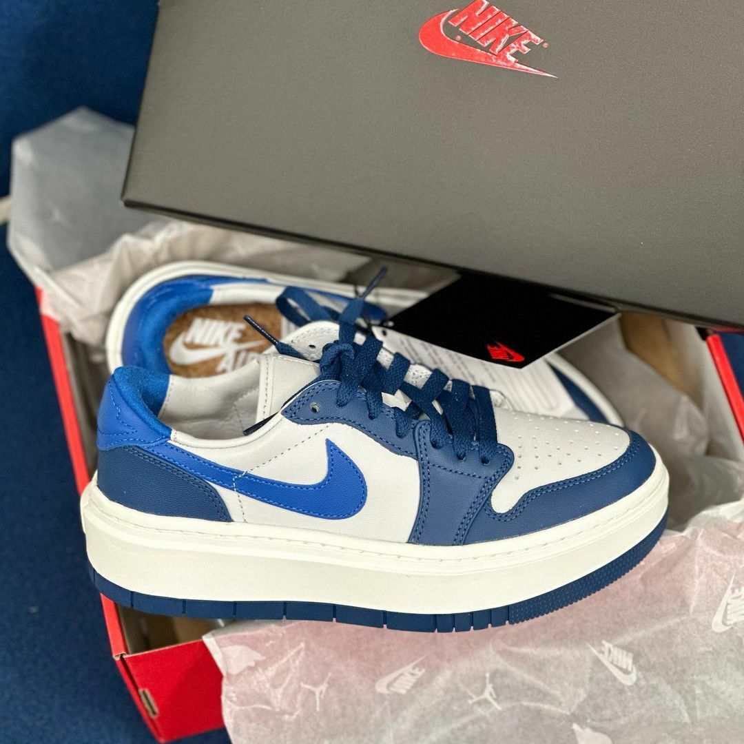 Nike Air Jordan 1 Elevate 法國藍 白藍 藍色 增高 厚底 DH7004-400