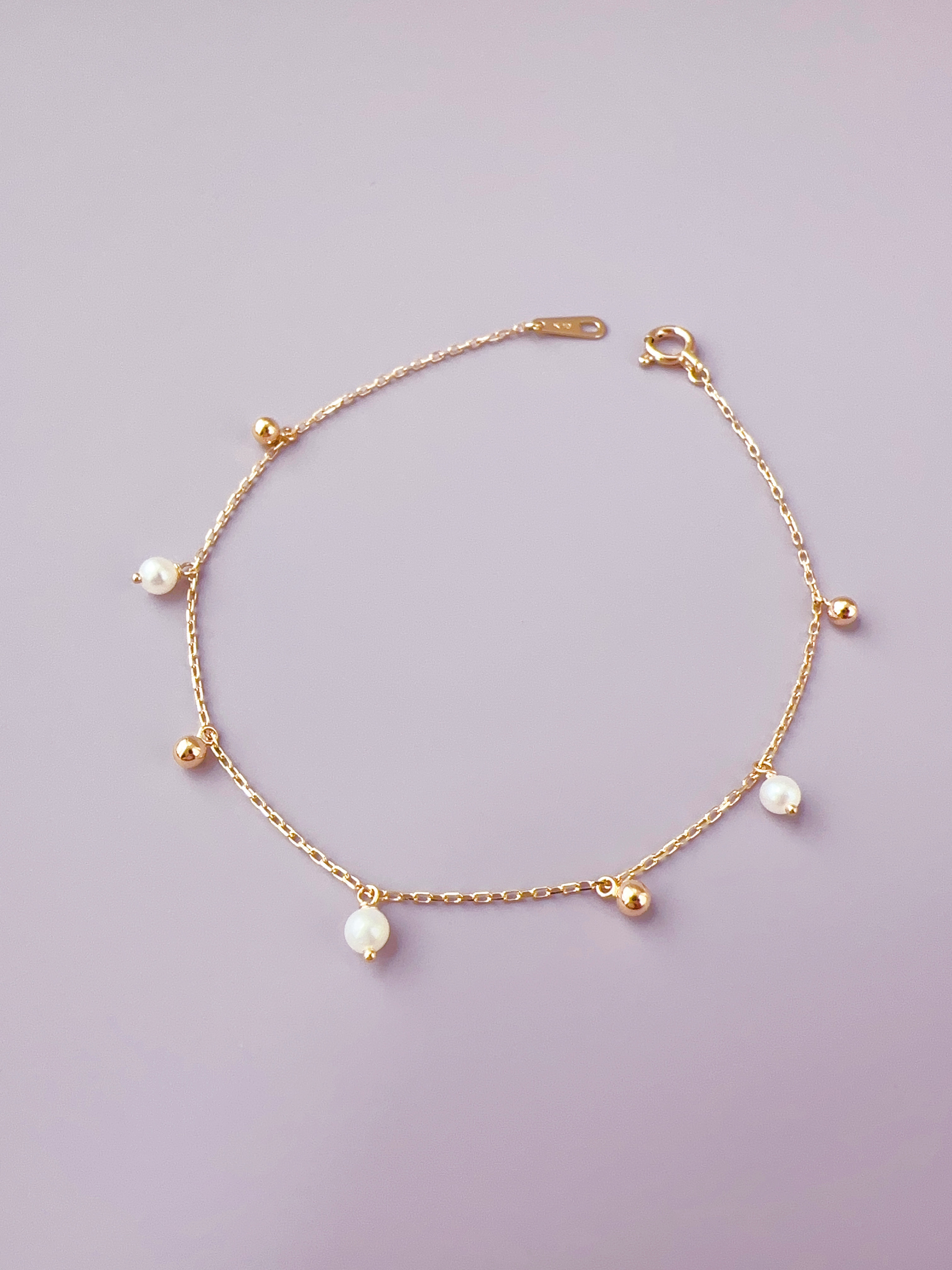 金球珍珠手鍊