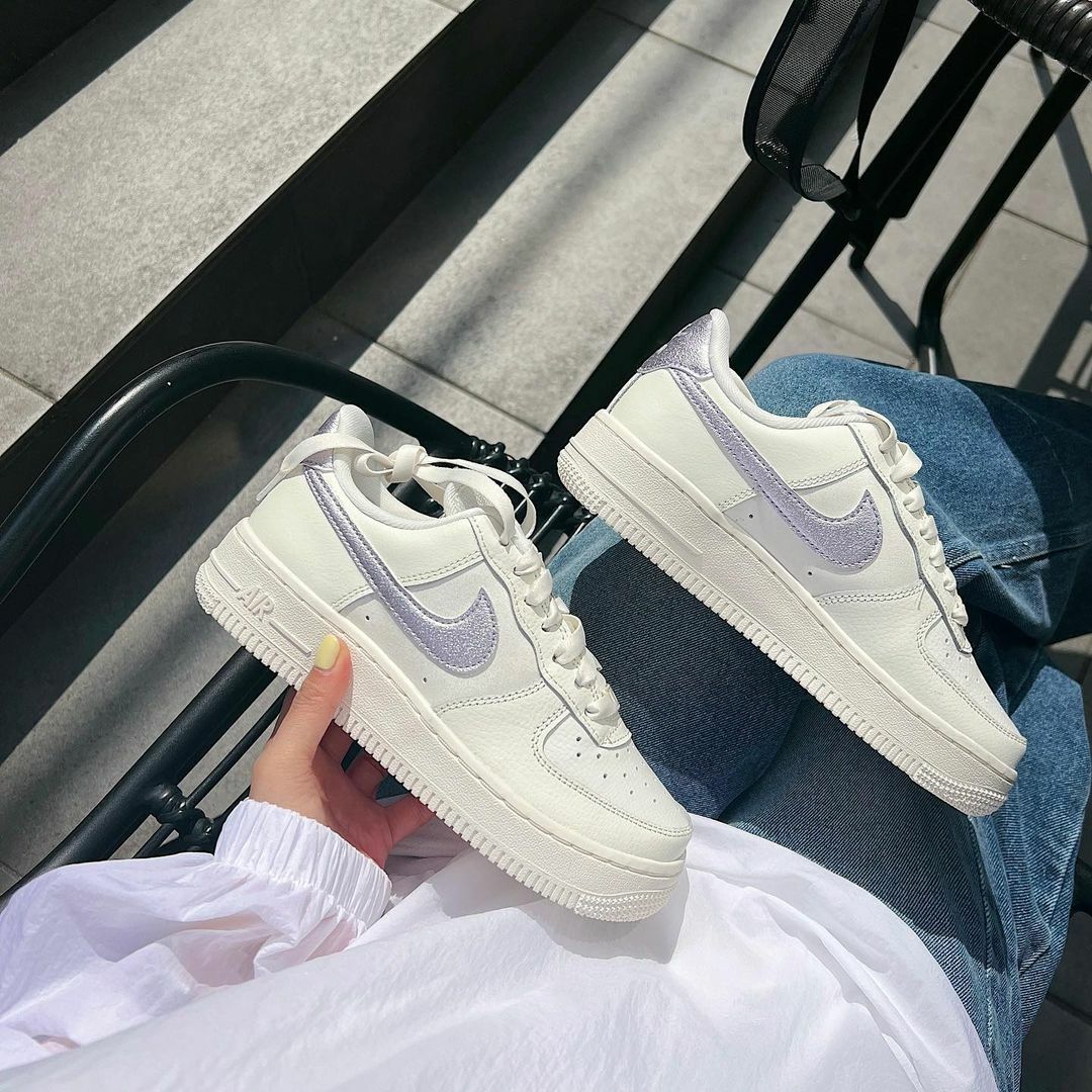 Nike Air Force 1 紫芋奶霜 金屬紫 薰衣草紫 粉紫 白色 休閒鞋 AF1 白鞋 DV7470-100