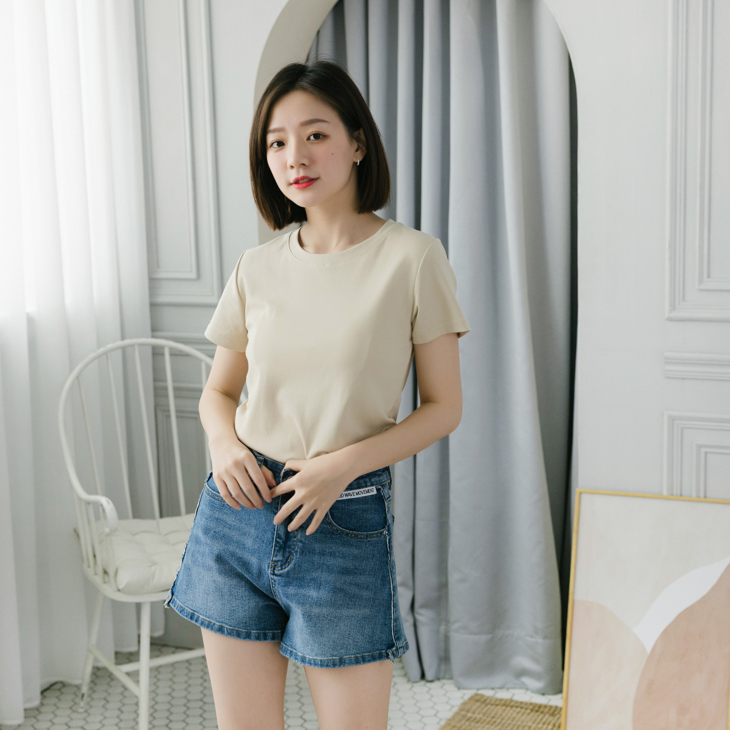 法朵Fado Shop｜經典款百搭素面Tee 021B027 七色