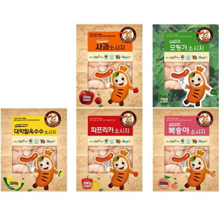 【SUN & DOO】(冷凍食品) 蘋果香腸 (300克)