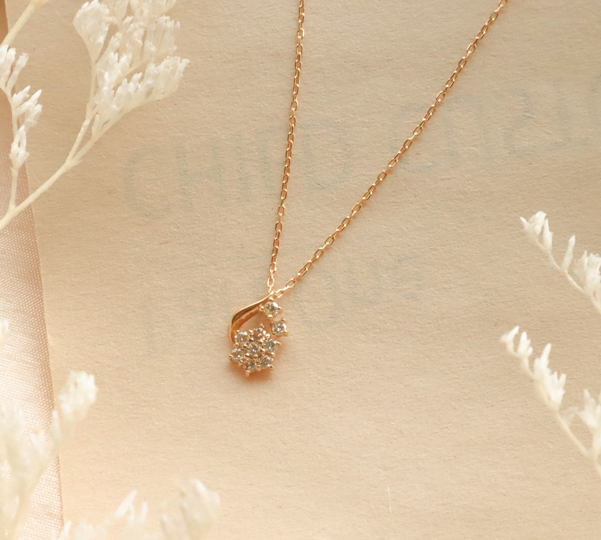 18K/碎落星光項鍊