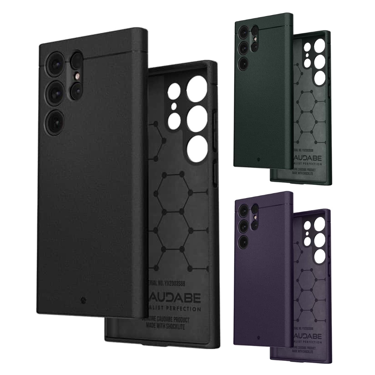 Caudabe Sheath 質感防撞手機殼-Galaxy S23 Ultra