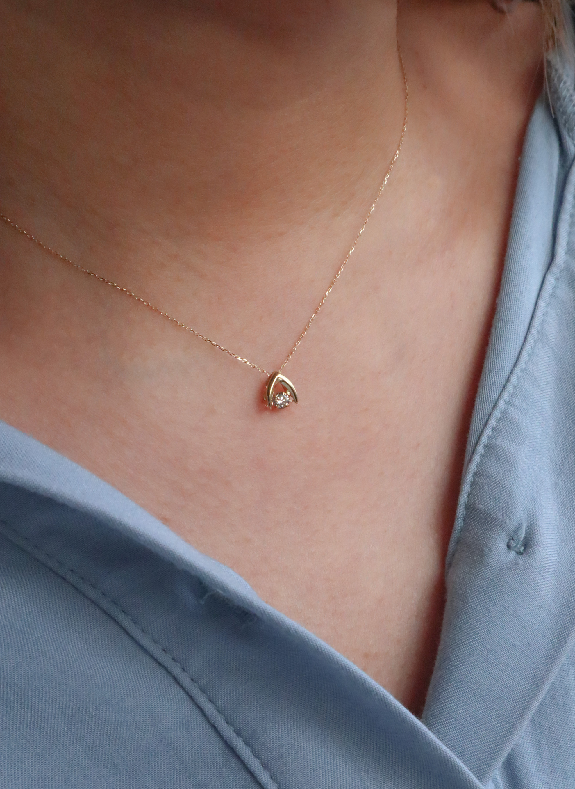 18K/簡約閃耀項鍊