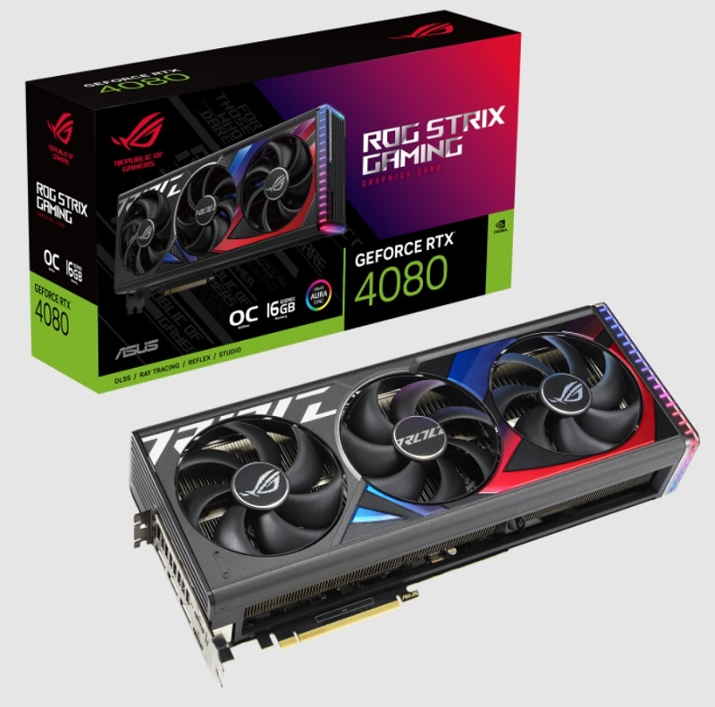 米特3C數位–ASUS 華碩 ROG-STRIX-RTX4080-O16G-GAMING 顯示卡