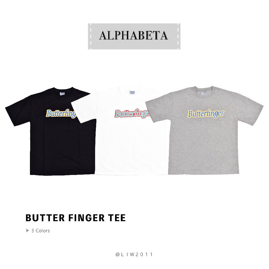 ☆ETW☆【EASY TO WEAR】自訂款 BUTTER FINGER TEE 短T
