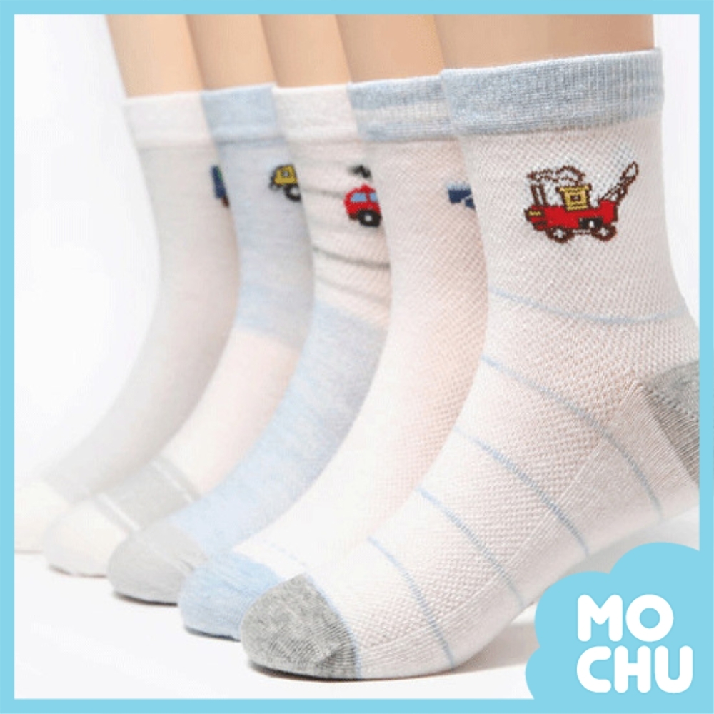 小小汽車王短襪五入組