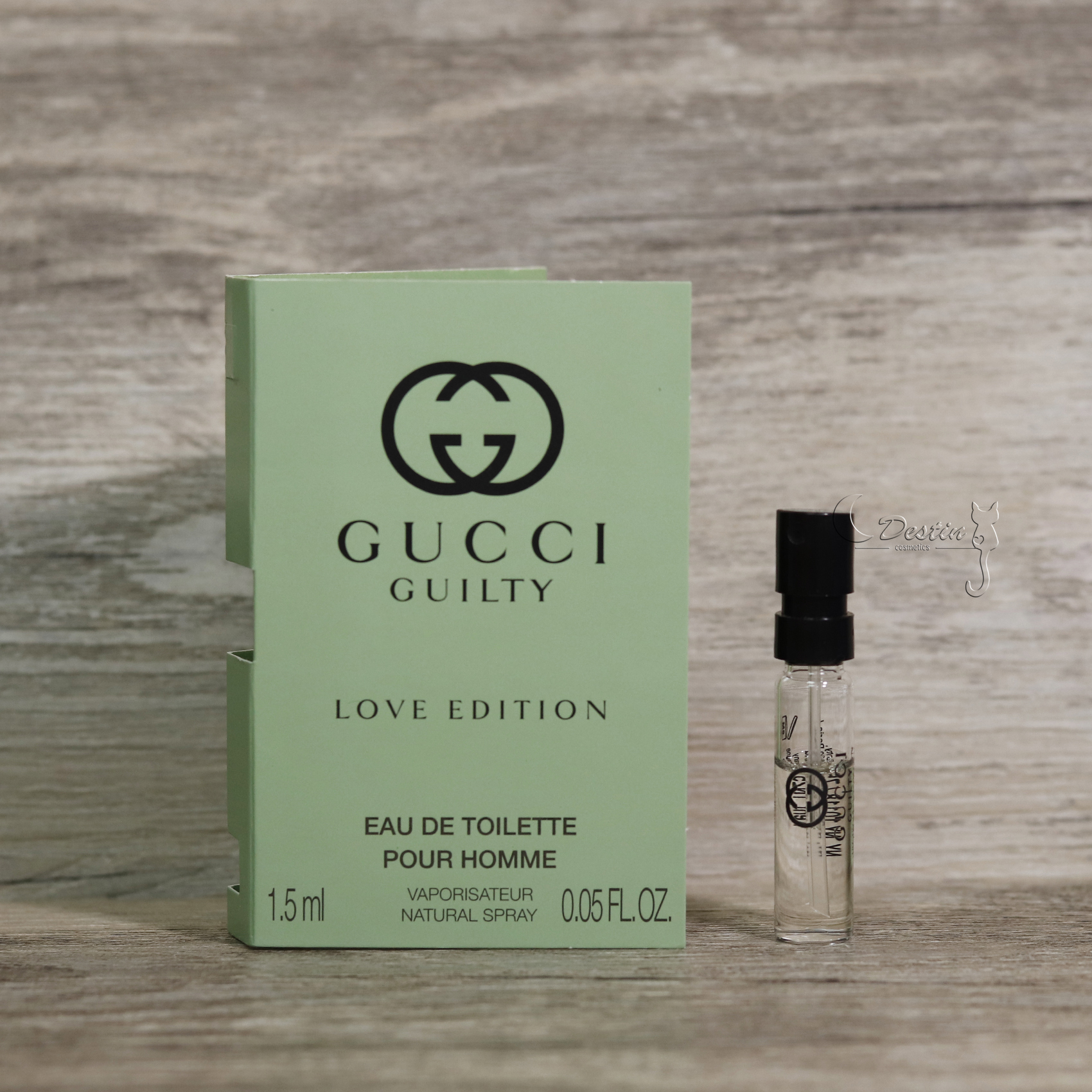 Gucci 罪愛蜜戀Guilty love edition 情人節限定版男性淡香水1.5mL 可噴