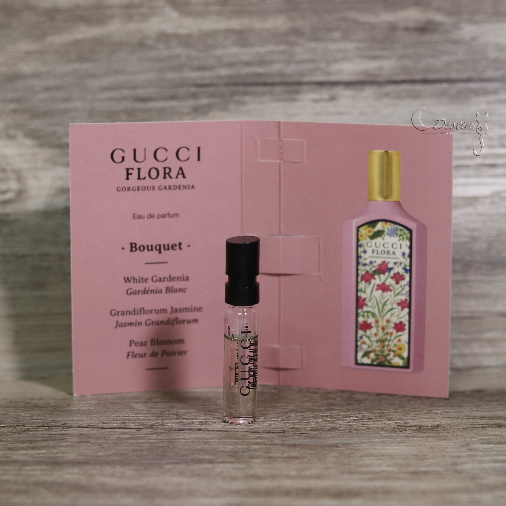 Gucci 幻夢梔子花Flora Gorgeous Gardenia 女性淡香精1.5mL 可噴式
