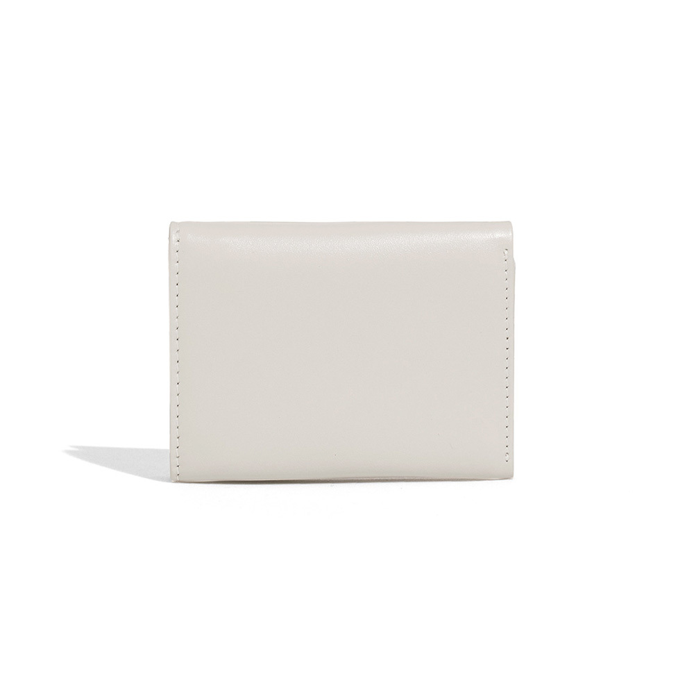 fennec - HALFMOON MINI WALLET - ECRU