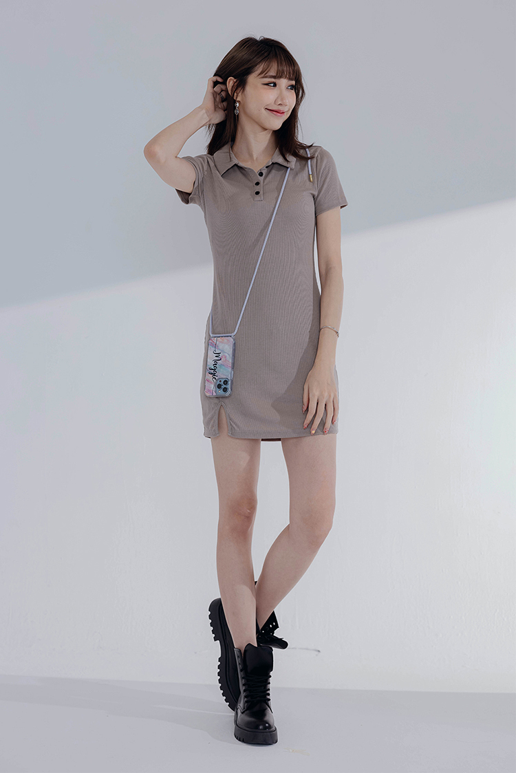 女神粉彩大理石 - (客製化) iPhone透明掛繩手機殼