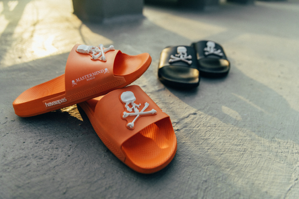 mastermind world x havaianas slide 27cm | www.fleettracktz.com