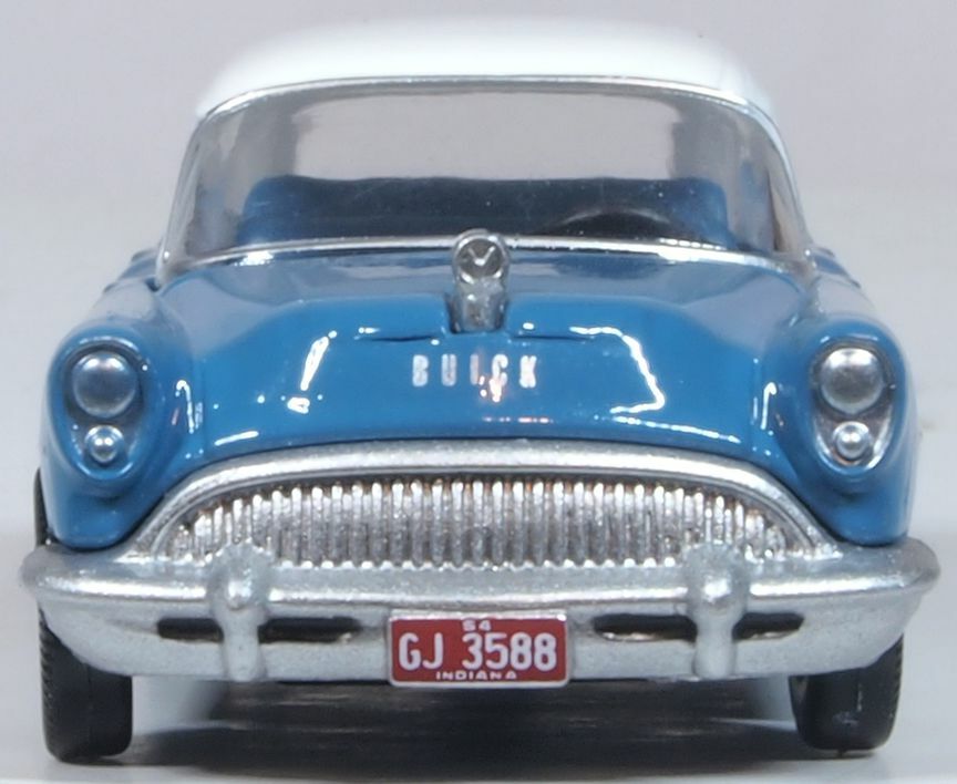 Oxford 87BCE54001 HO規 Buick Century Estate Wagon 1954 Blue Arctic White 別克汽車.藍白