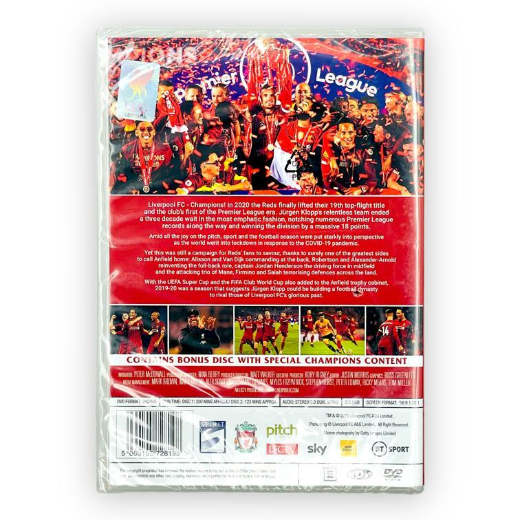 利物浦19/20球季回顧DVD