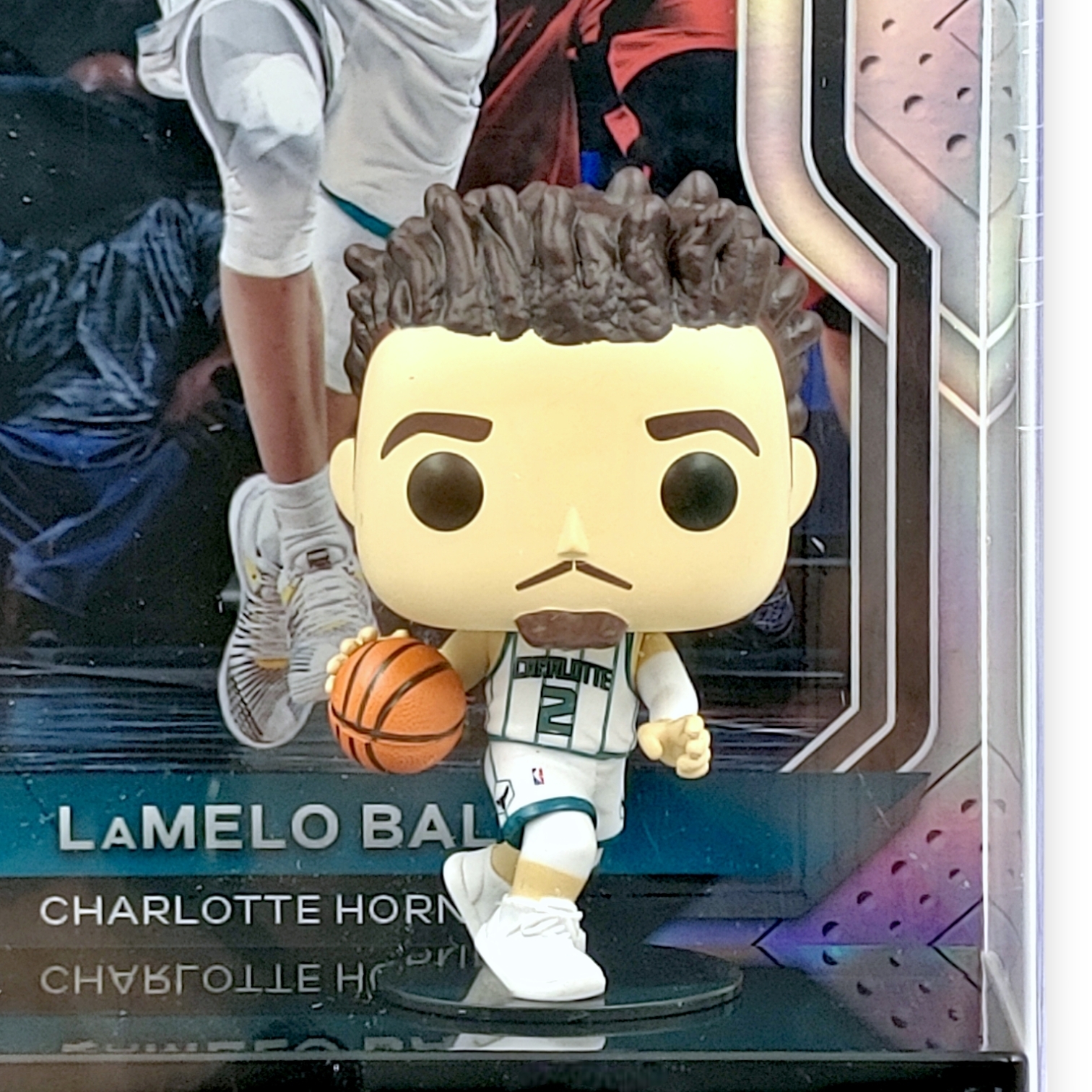 FUNKO POP<NBA>夏洛特黃蜂拿美路·波爾(收藏卡背景盒)-No.01
