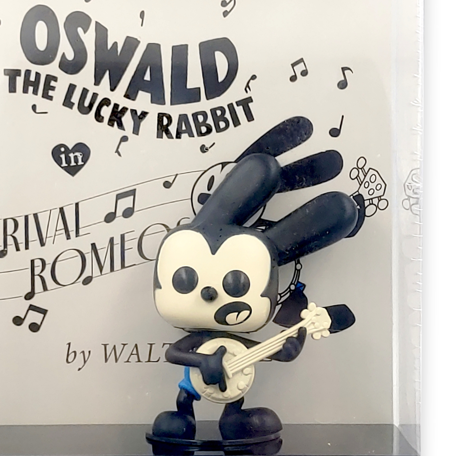 FUNKO POP<迪士尼100週年>幸運兔奧斯華(漫畫陳列盒)-No.08