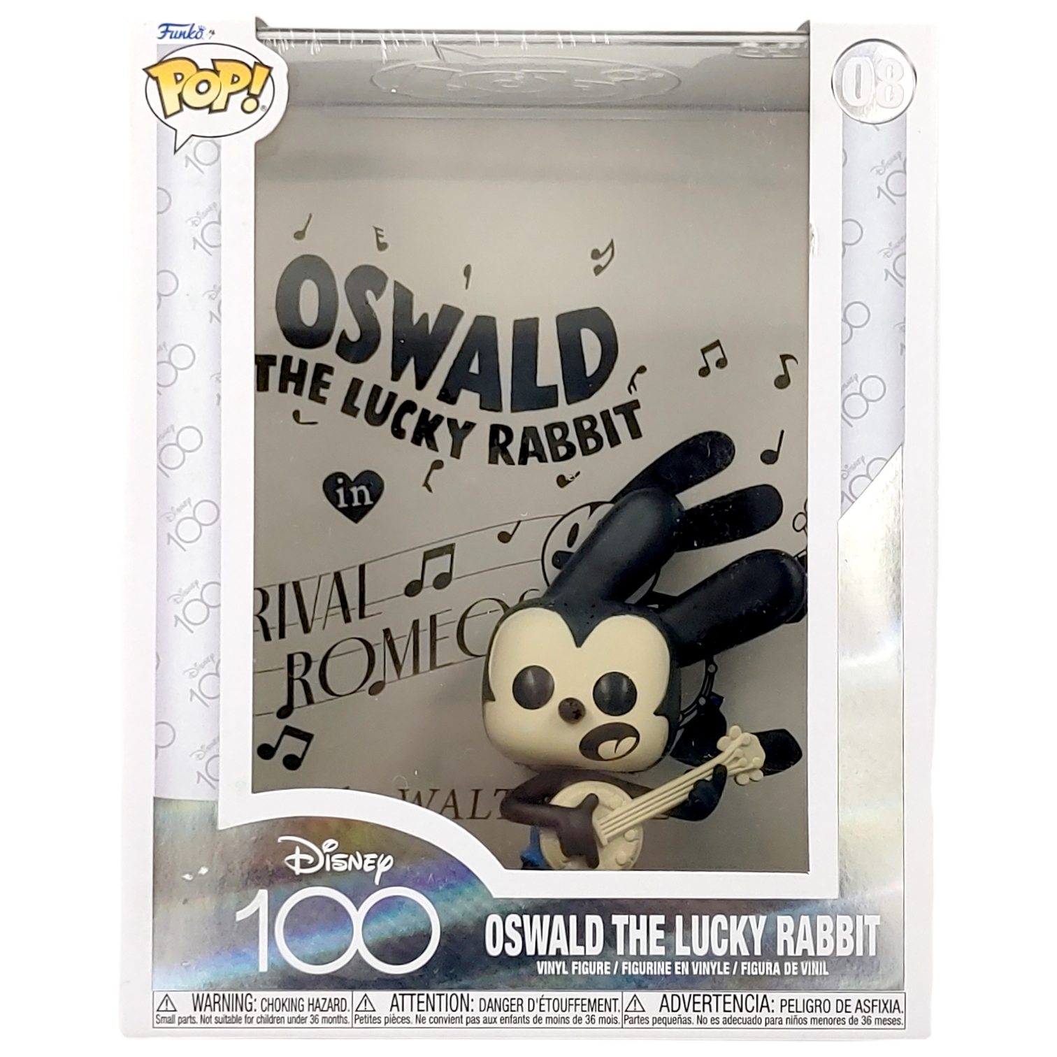 FUNKO POP<迪士尼100週年>幸運兔奧斯華(漫畫陳列盒)-No.08