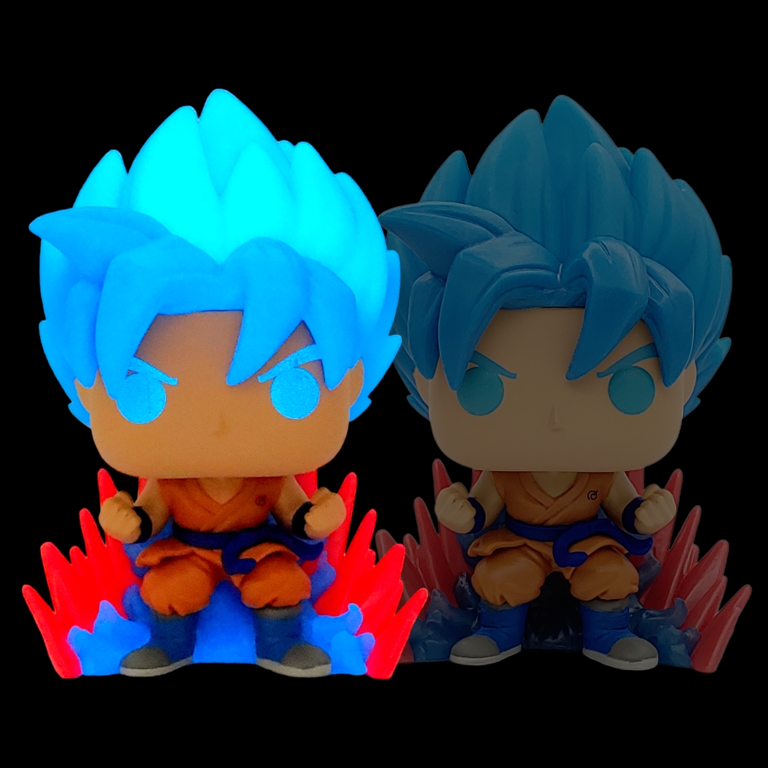 FUNKO POP<龍珠超>超藍悟空-二十倍界王拳(夜光版)-No.1256