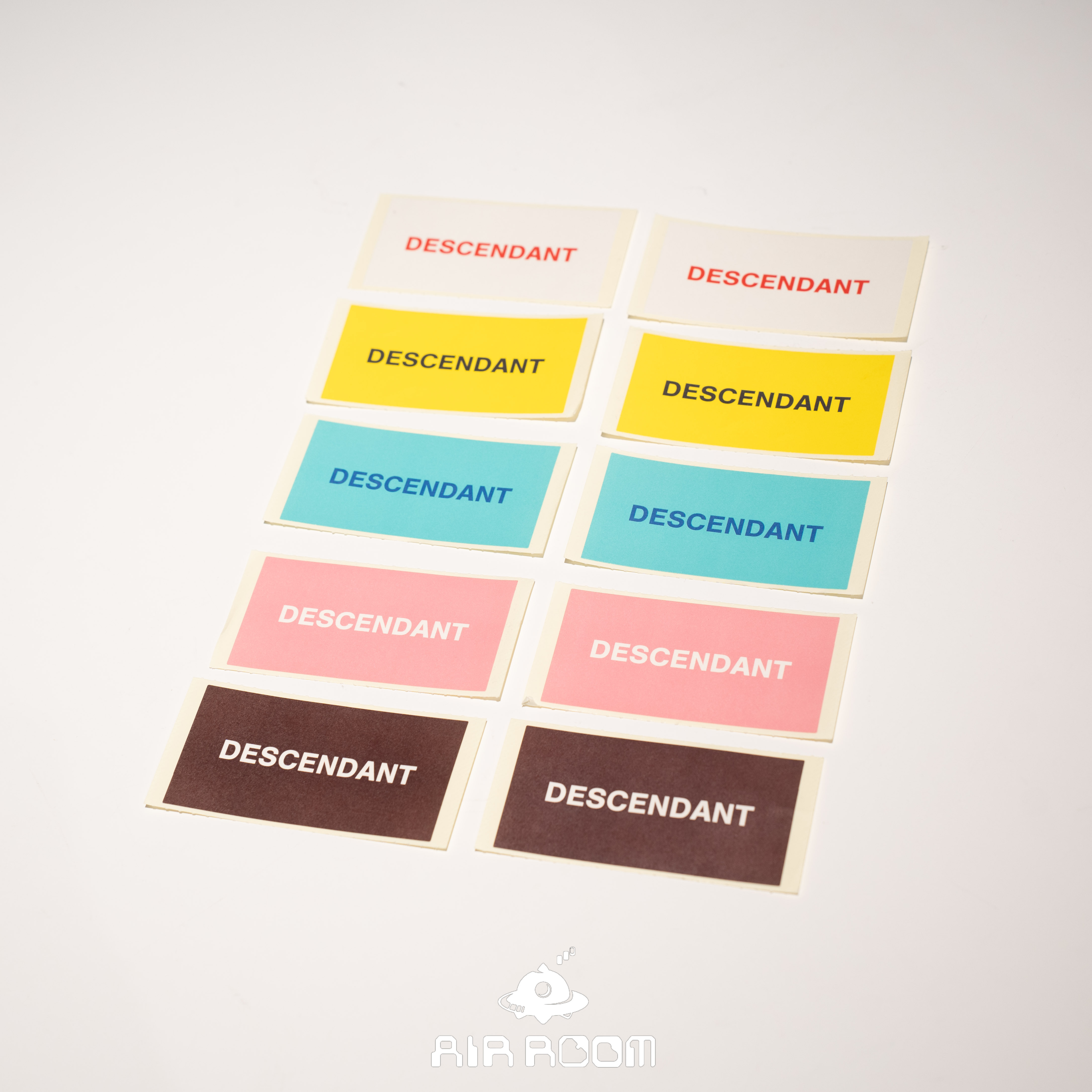 DESCENDANT BOX LOGO DCDT 貼紙 五色 現貨