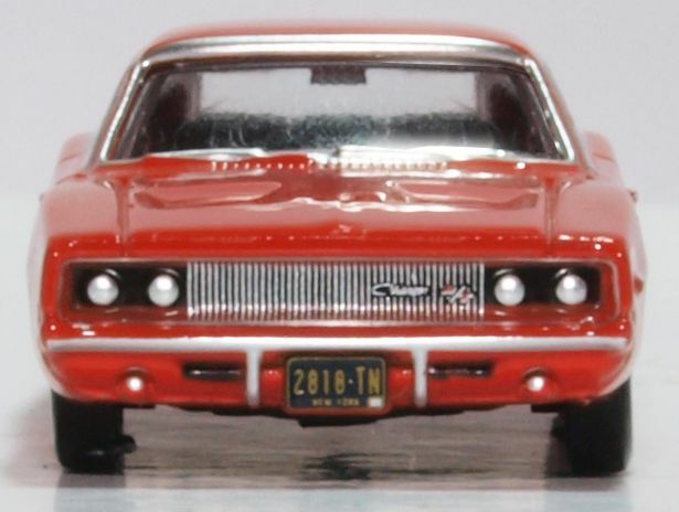 Oxford 87DC68001 1:87 Dodge Charger 1968 Bright Red