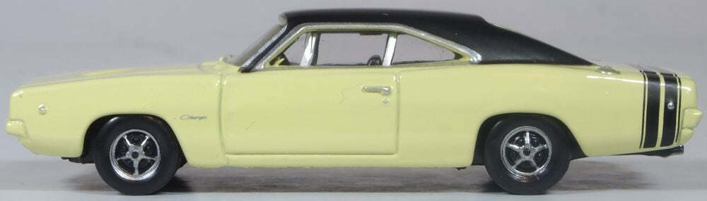 Oxford 87DC68004 1:87 Dodge Charger 1968 Yellow/black