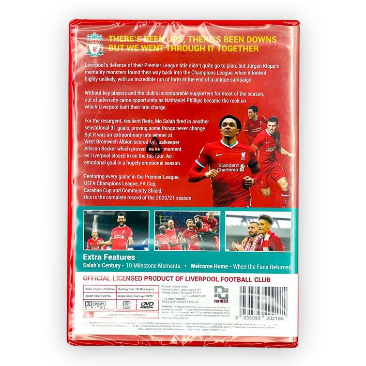 利物浦20/21球季回顧DVD