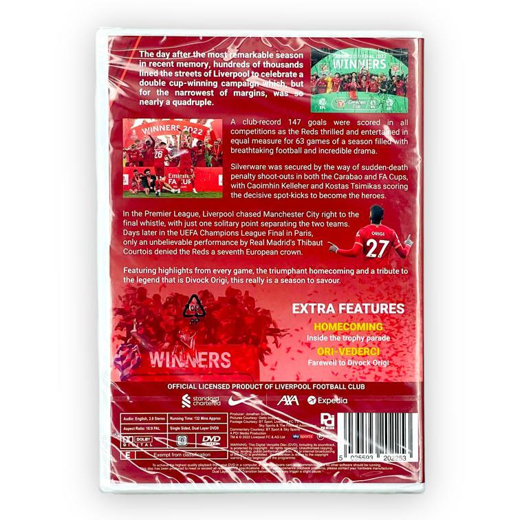 利物浦21/22球季回顧DVD