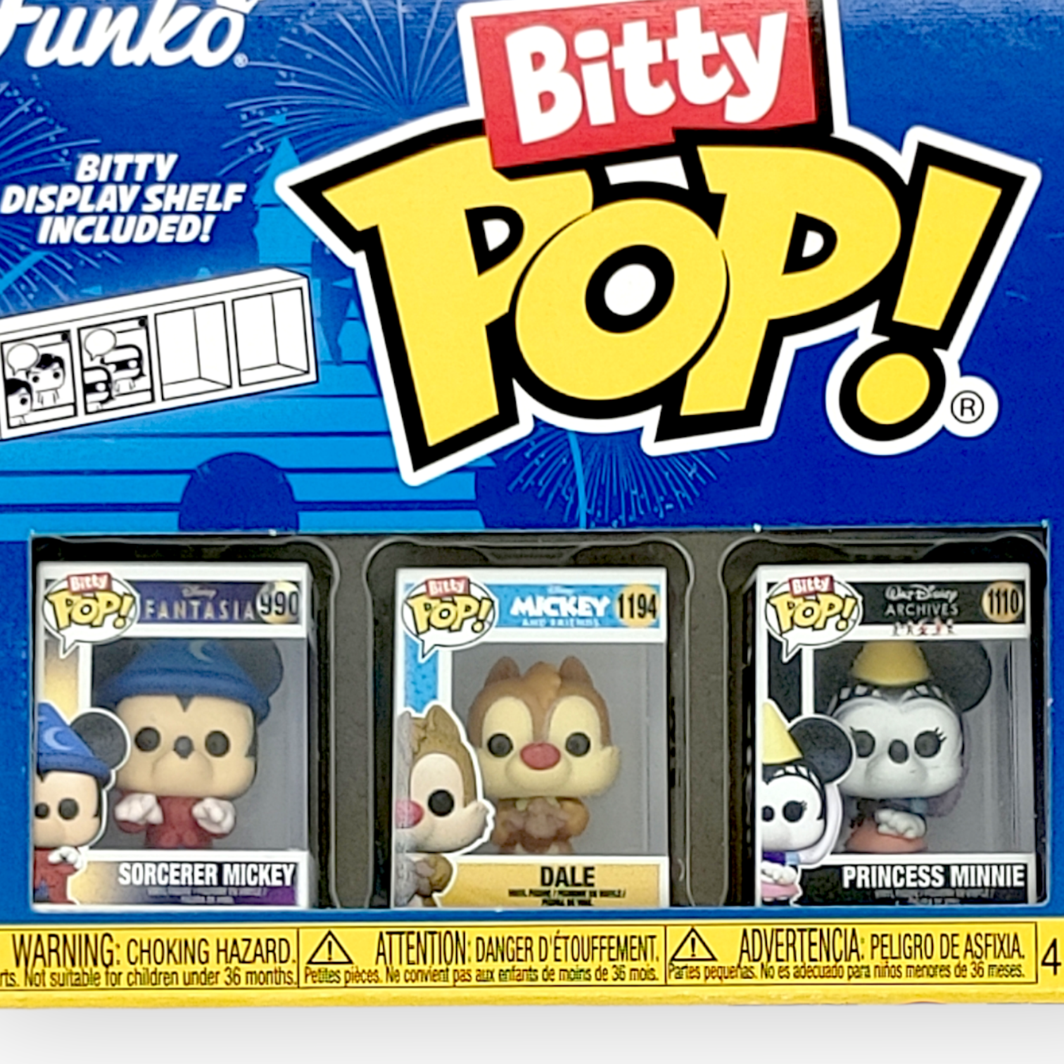 FUNKO Bitty POP<迪士尼>(米奇魔法師+大鼻帝帝+米妮公主+隨機)
