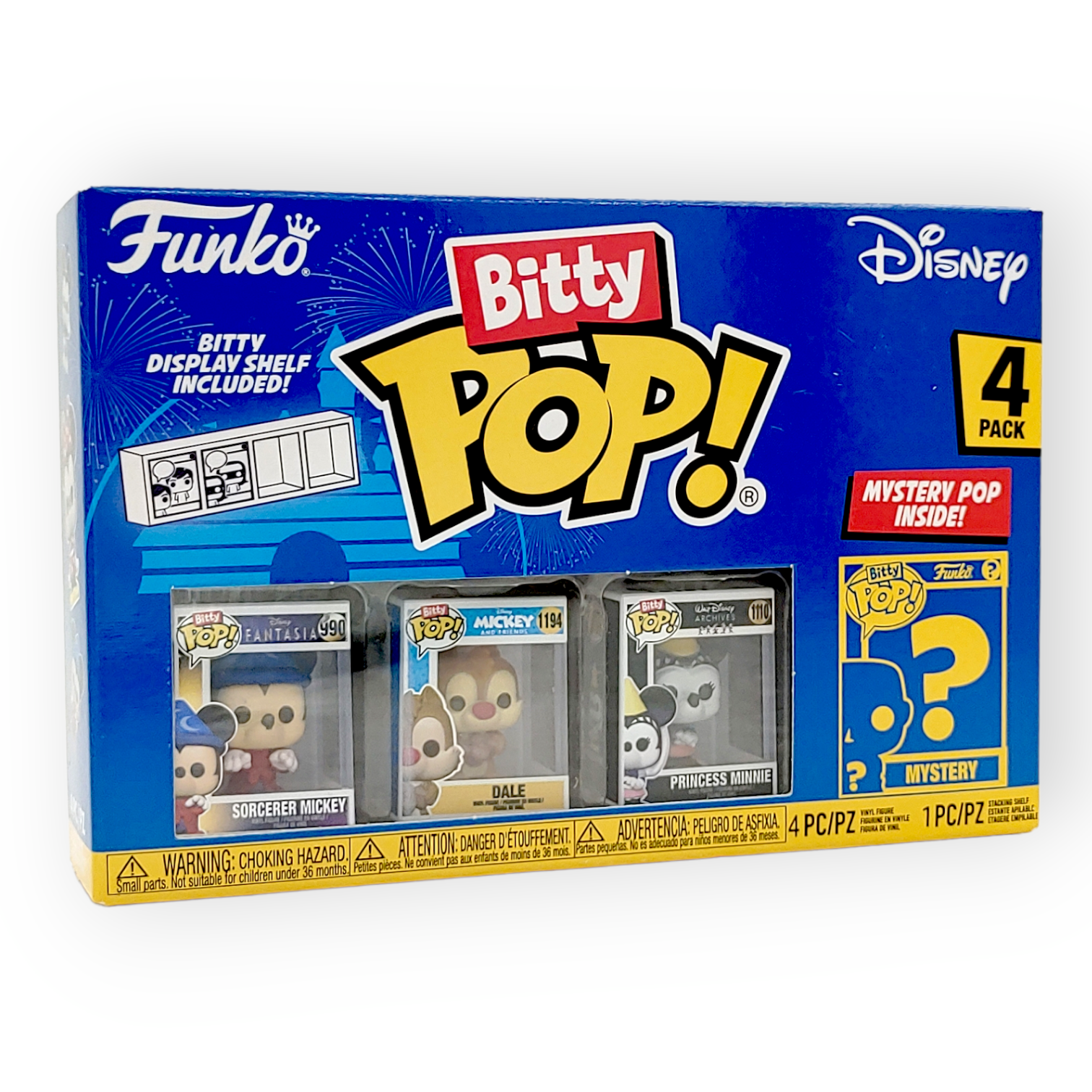 FUNKO Bitty POP<迪士尼>(米奇魔法師+大鼻帝帝+米妮公主+隨機)