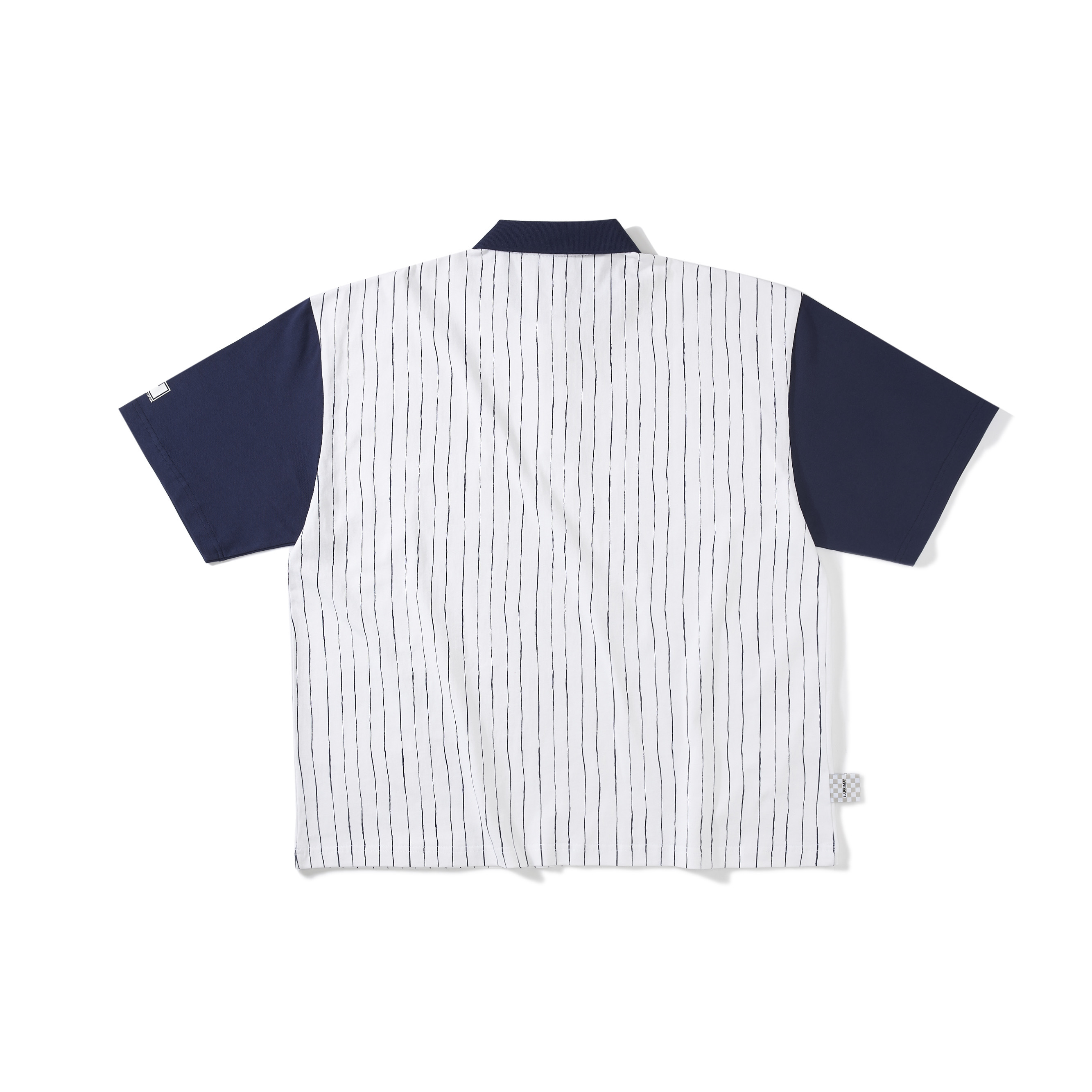 LAPRIMA 22ss Hand Drawn Polo 美式校園手繪條紋翻領polo衫 POLO2201165