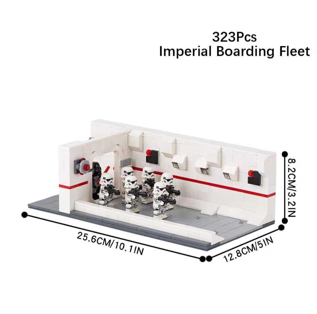MOC Imperial Boarding Fleet Troopers Star Wars Buildings Set Fit Lego NO BOX MOC2056A
