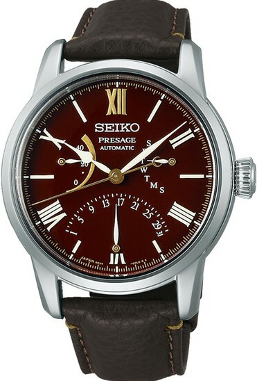 萬年鐘錶 - SEIKO Presage   110周年限量金12漆藝技術動力儲存顯示機械皮革男錶  SPB395J1 / 6R24-00L0B 錶徑40.2MM