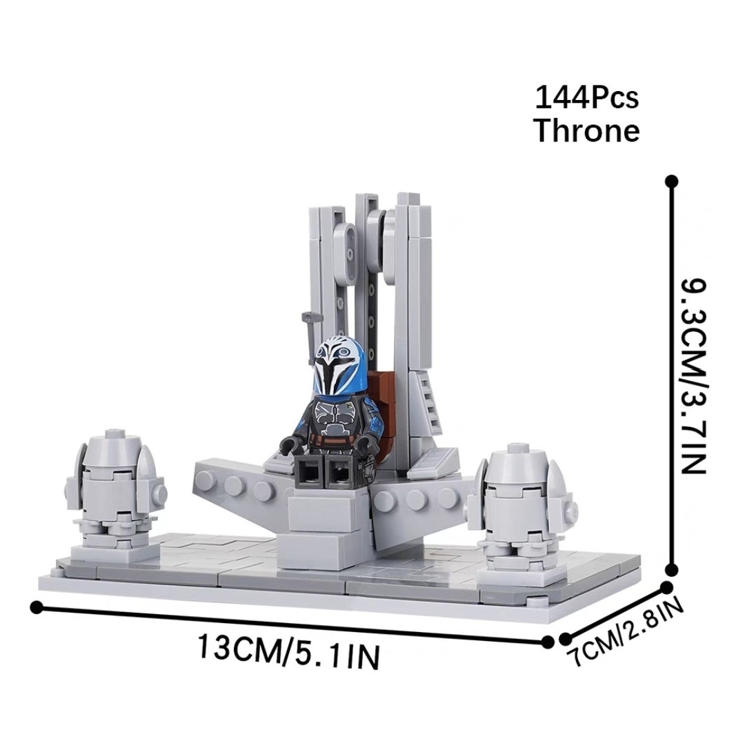 MOC Throne Star Wars Buildings Set Fit Lego NO BOX MOC2155A