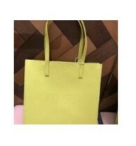 [S] TED BAKER 257290 WXB-LUNACON LARGE DEBOSSED FLORAL ICON,LEMON, 5059489703495 (ST12)