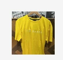 [S] TED BAKER 247128 MMB-BRONI SS BRANDED T-SHIRT,YELLOW, 5059855264193 [FINAL SALE] (ST18)