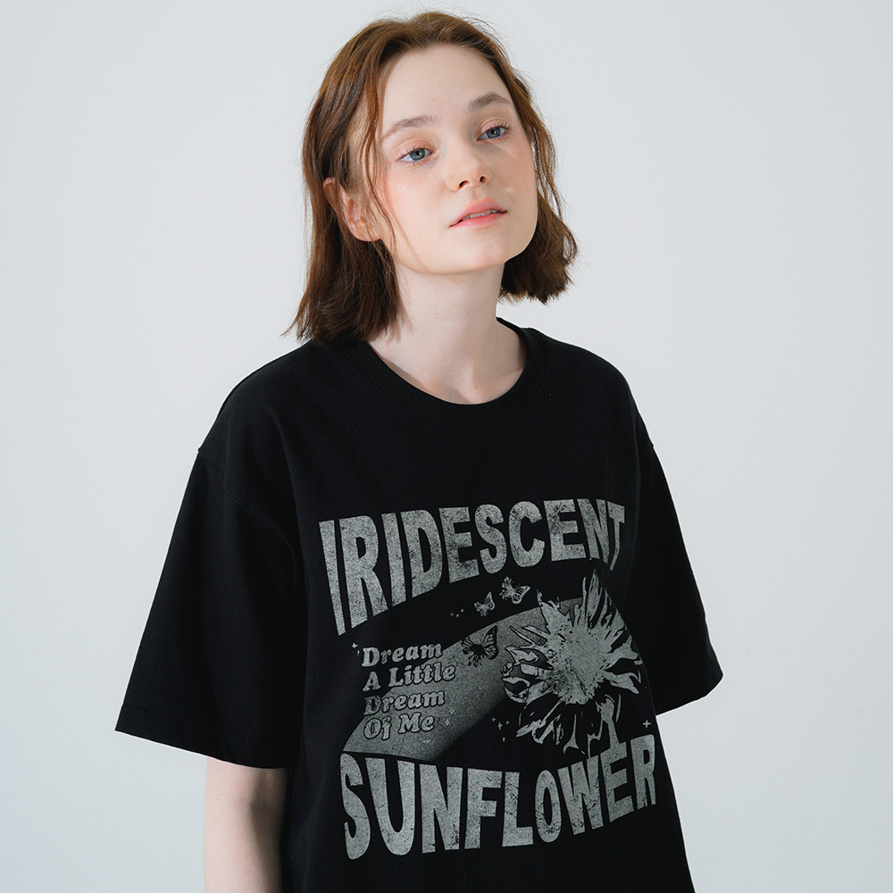 <預購> 韓國WV PROJECT 復古向日葵高磅純棉短T