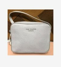 [S] TED BAKER 154762 WXB-DEBBI-XH9W SOFT LEATHER CAMERA BAG,GREY, 5057930060370 (ST58)