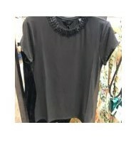 [S] TED BAKER NECK DETAIL FITTED TEE,BLACK, 159203WMB-JACII-BLACK (ST86)