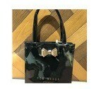 [S] TED BAKER 153866 WXB-ARACON PLAIN BOW SMALL ICON BAG,BLACK, 5059489932680 (ST63)
