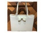[S] TED BAKER 153865 WXB-ALACON PLAIN BOW LARGE ICON BAG,PALE GREEN, 5059489932697 (ST67)