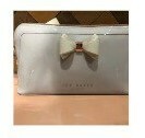 [S] TED BAKER 152916 WXG-ABBIE CURVED BOW LARGE WASHBAG,LIGHT GREY, 5057542705998 (ST91)