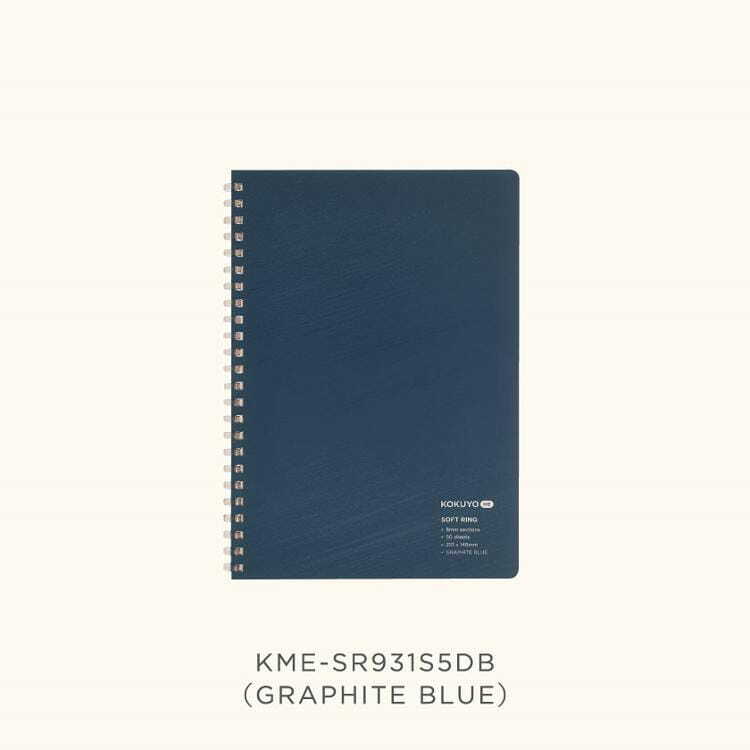 紺藍 軟線圈筆記本 A5 方格｜KOKUYO ME