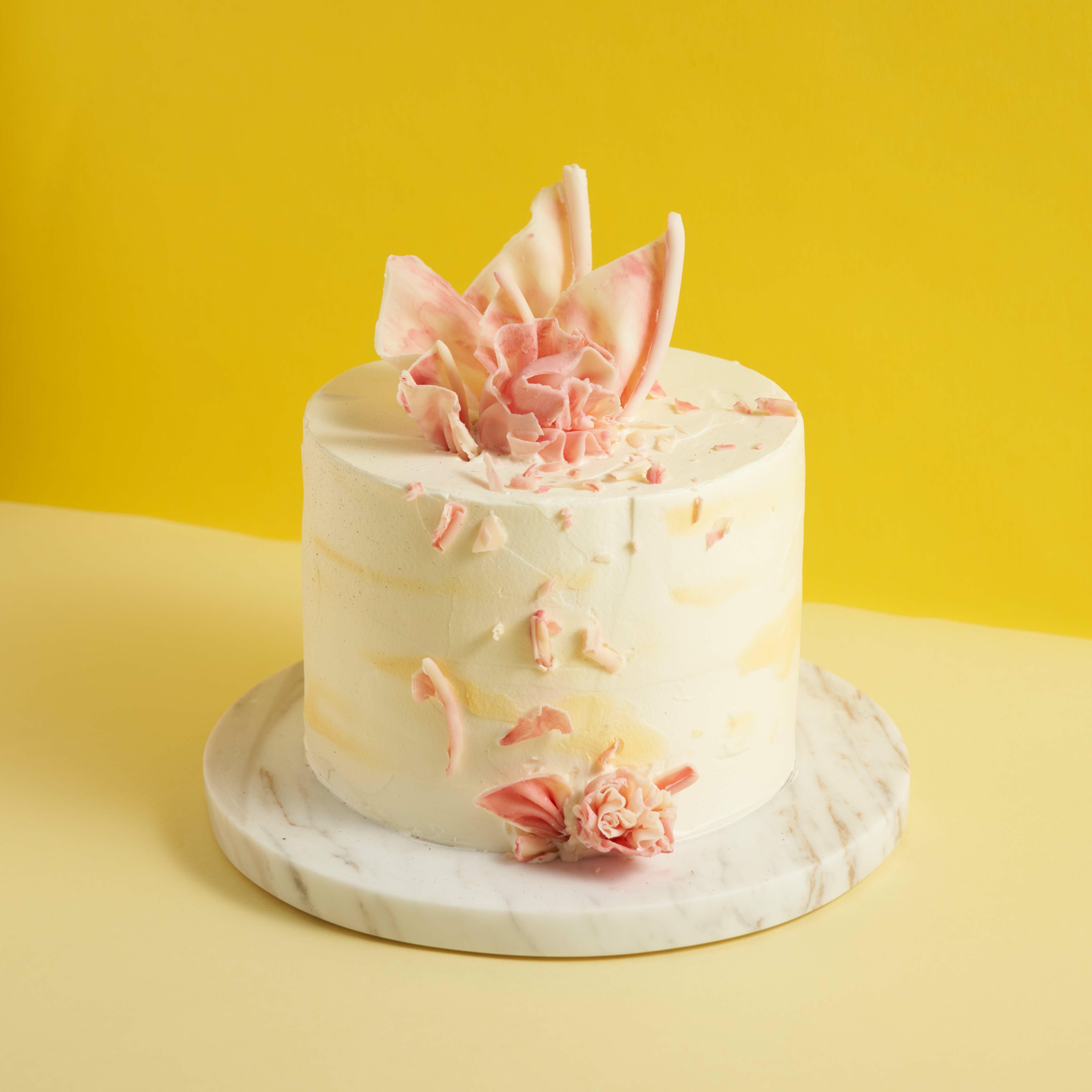 Passion Fruit White Chocolate Cake