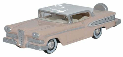 Oxford 87ED58003 1:87 Edsel Citation 1958 Chalk Pink_Frost White