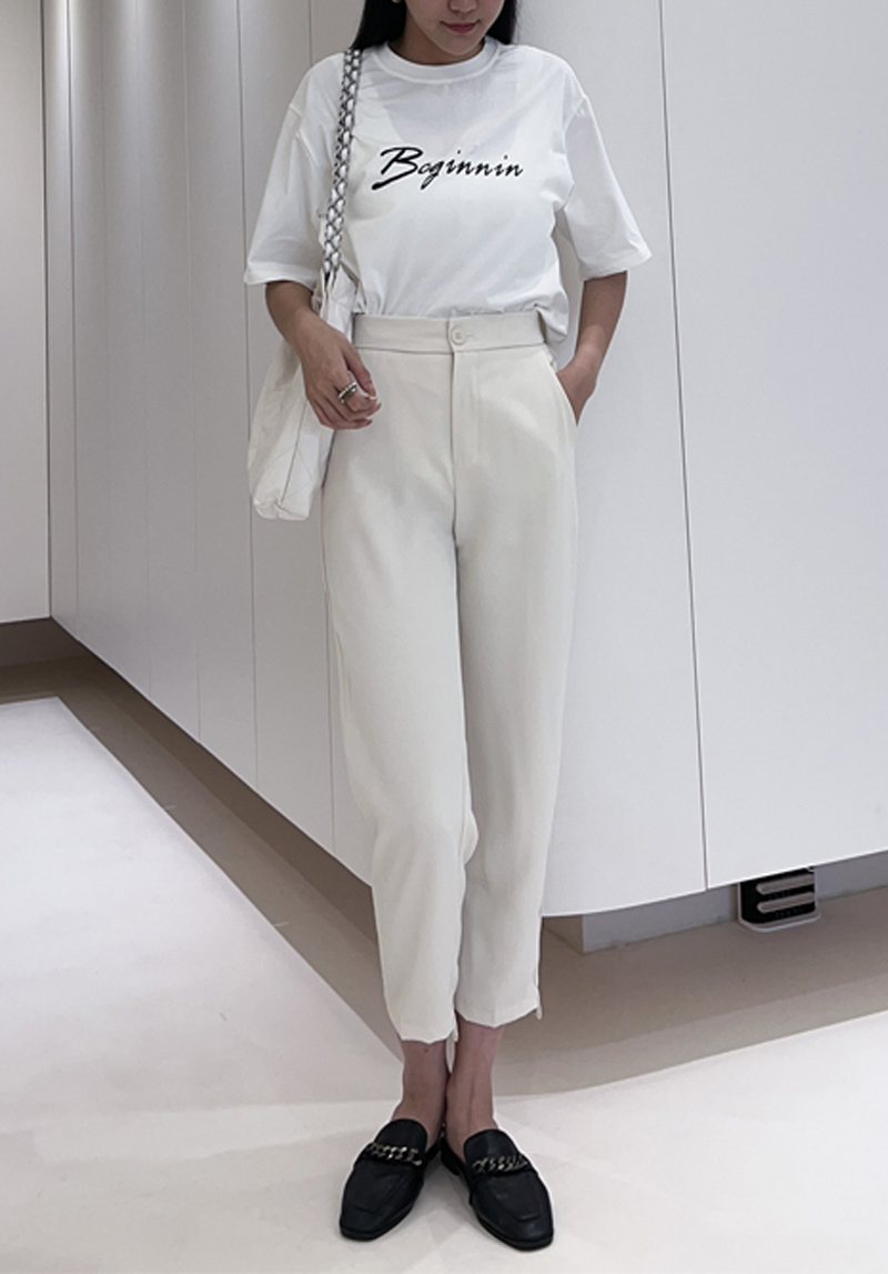 前短後長西裝老爺小腳褲*2色